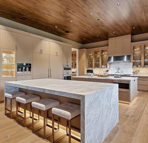 Two Kitchen Islands Layout, Double Island Kitchens, Double Island Kitchen Layout, Double Island, Mansion Kitchen, Robert Herjavec, Double Island Kitchen, Home Depot Kitchen, Kitchen 2024