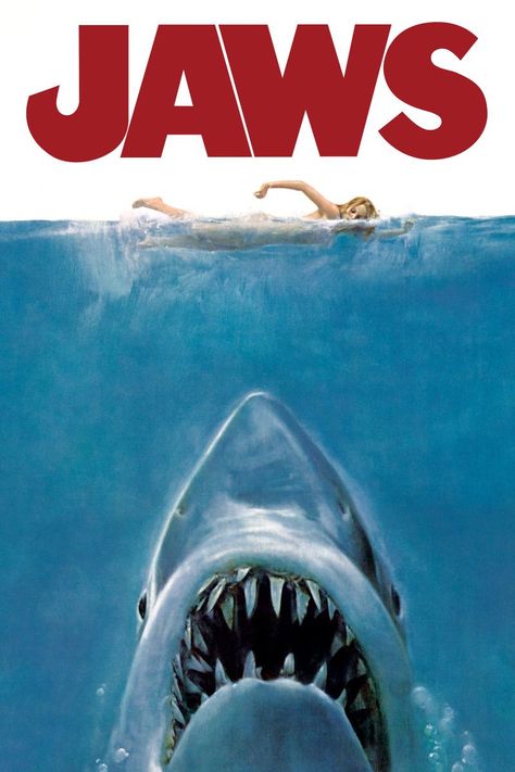 Jaws Movie Poster, Film Cult, Jaws Movie, Filmy Vintage, Film Vintage, Film Horror, Classic Movie Posters, Horror Movie Posters, Poster Minimalist