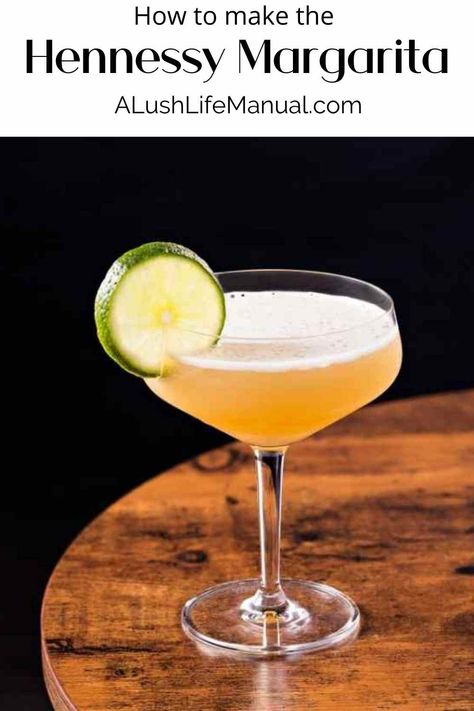 Want to add a bit more depth to your Margarita? Make it a Hennessy Margarita! Cognac adds that extra zing that works so well with lime and tequila. Hennessy Lemon Drop, Henny Margarita Recipe, White Hennessy Drinks Recipes, Hennessy Margarita Recipe, Hennessy Drinks Recipes, Hennessy Margarita, Alcohol Infused Fruit, Flexible Dieting Recipes, Infused Fruit