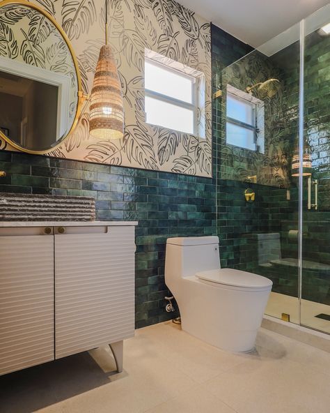 The bathrooms in this property underwent a stunning transformation, becoming the highlights of our renovation. We completely reimagined these spaces, drawing inspiration from serene oases and incorporating an eclectic mix of natural elements. The result is a luxurious, spa-like retreat. Swipe to see the dramatic before-and-after photos. #transformation #interiordesign #bathroomrenovations Spaces Drawing, Spa Bathroom, Miami Houses, Sacred Spaces, Bathroom Spa, Natural Elements, Sacred Space, Bathroom Renovations, Oasis