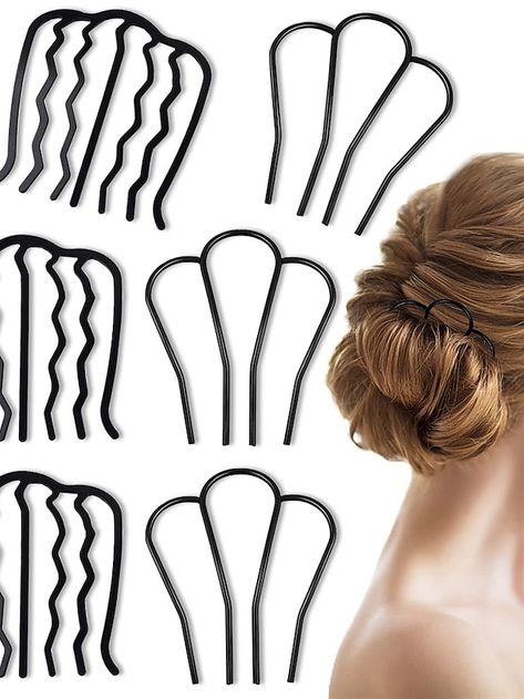 Hair Couler, Hair Black Hair, Updo Bun, Classic Updo, Hair Comb Clips, Side Comb, Hair Comb Accessories, Hair Accessories Collection, Comb Hair