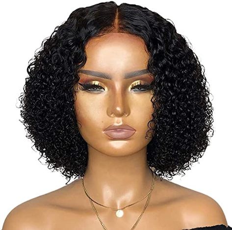 Black Curly Wig, Stylish Short Hair, Curly Bob Wigs, Nice Hair, Short Curly Bob, Short Curly Wigs, Curly Hair Wig, Short Hair Wigs, Curly Lace Front Wigs