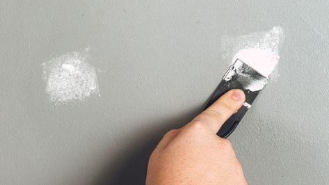 Learning how to fill holes in walls will restore the wall back to its best. Here we tell what filler to use and how to apply to small and large holes Filling Nail Holes In Wall, Filling Holes In Walls, Holes In Wall, Nail Filler, Fill Nail Holes, Built In Cabinet, Water Mist, Selling Your Home, Planning And Organizing