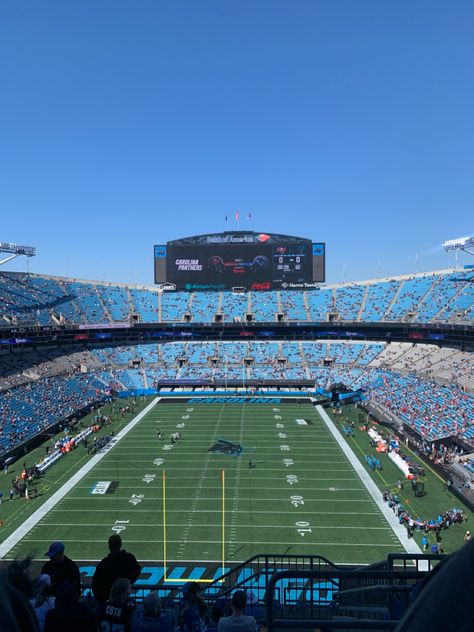 Nfl Football Stadium, Nfl Panthers, Nfl Stadium, Carolina Panthers Football, Carolina Football, Nfl Stadiums, Panthers Football, Nfl Photos, Future Vision