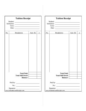 This printable school fee receipt breaks expenses down into tuition and other expenses. Free to download and print School Fees Receipt Format, Payment Receipt Template, Microsoft Word Invoice Template, Hair Saloon, Printable School, Payment Receipt, Free Powerpoint Templates, English Worksheet, School Template