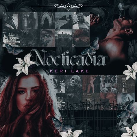 Nocticadia Keri Lake, Nocticadia Fanart, Nocticadia Aesthetic, Romance Fanart, Keri Lake, Dark Academia Gothic, Book Couples, Book Fanart, Kindle Reader