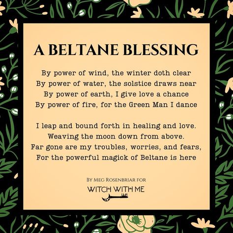 Witch With Me on Instagram: “Happy Beltane, Witches!! 🌹🦌🌿🌳” Beltane Journal Prompts, Beltane Blessings Images, Beltane Affirmations, Beltane Meaning, Beltane Simmer Pot, Beltane Prayer, Happy Beltane Quotes, Beltaine Ritual, Beltane Quotes