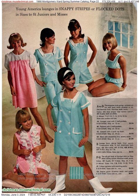 60s Dress Up, Women 60s, 1960 Fashion, 1960s Outfits, 60s 70s Fashion, 60s And 70s Fashion, 70s Women, 60s Style, Vintage Nightgown