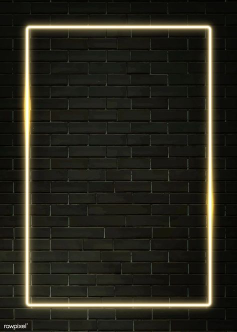 Neon Yellow and Black Wallpapers - Top Free Neon Yellow and Black Backgrounds - WallpaperAccess Brick Wallpaper Background, Black Brick Wallpaper, Neon Frame, Brick Wall Wallpaper, Black Brick Wall, Yellow Neon, Black Brick, Instagram Background, Black Background Wallpaper