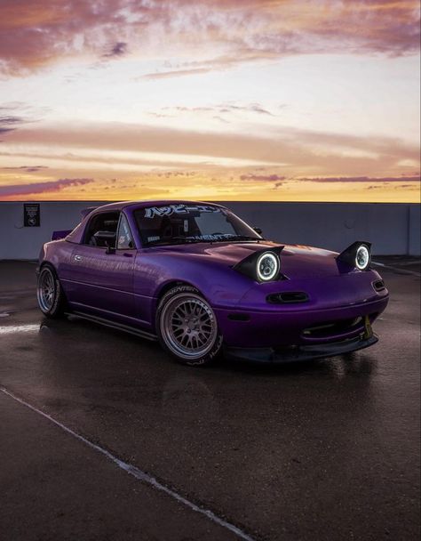 Miata Build, Miata Mods, Miata 1990, Miata Car, Fav Products, Purple Car, Current Obsession, Best Jdm Cars, Mazda Mx5 Miata