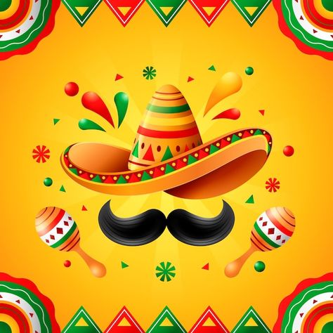 Vector realistic mexican hat illustratio... | Premium Vector #Freepik #vector #illustration #mexico #hat #mexican Hat Illustration, Mexican Hat, Iconic Photos, Vector Photo, Premium Vector, Graphic Resources, Vector Images, Vector Illustration, Hats