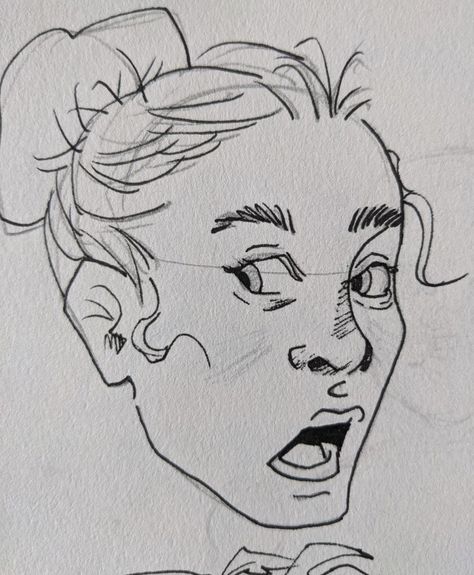 @eeelehmoo #artreference #art #sketch #ink #pen #micron Shock Drawing, Shocked Face, Comic Face, Sketch Ink, Face Illustration, Comic Drawing, Art Sketch, Ink Pen, School Art