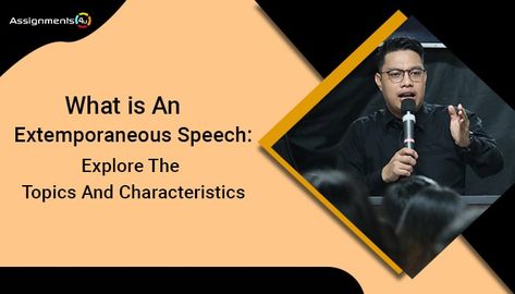 Extemporaneous Speech Extemporaneous Speech, Speech Topics, Writing