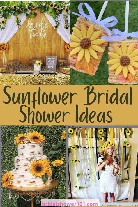 sunflower bridal shower invitations. Suflower bridal shower signage. Sunflower bridal shower invitations. Sunflower bridal shower decorations, favors and so much more. #bridalshower #sunflower Wedding Shower Ideas Sunflowers, Sunflower Bridal Shower Photo Backdrop, Sunflower Favors Showers, Sunflower Shower Favors, Sunflower Bridal Shower Backdrop, Sunflower Shower Decorations, Sunflower Vegetable Tray, Rustic Sunflower Bridal Shower Decor, Sunflower Wedding Shower Decorations