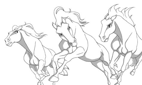 Horse Template, Horse Outline, Spirit The Horse, Fall Artwork, Horse Sketch, Clip Art Library, Horse Coloring Pages, Spirited Art, Horse Drawing