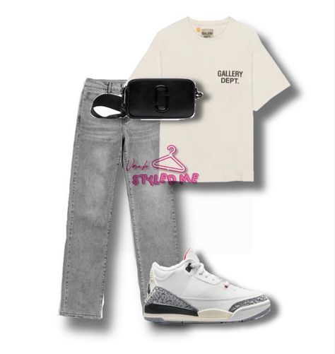 3s Outfit Women, Jordan 3s Outfit Women, Jordan 3s Outfit, 3s Outfit, Cute Highschool Outfits, Jordan 3s, Outfit Layouts, Teen Swag Outfits, Cute Birthday Outfits