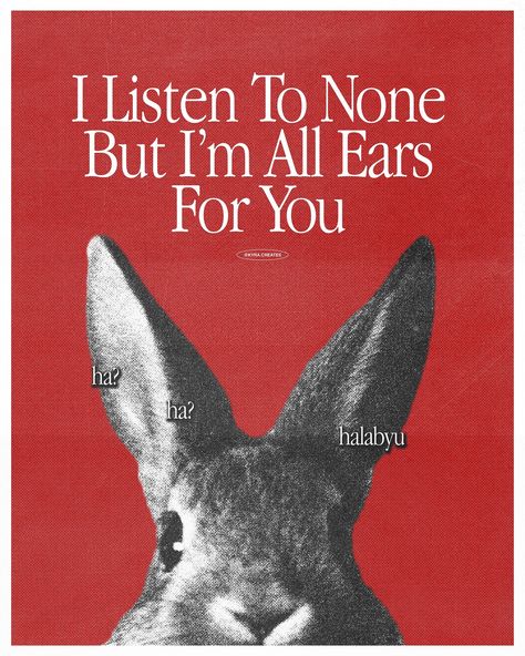 a yapper like me needs a good listener like you🫵🏻😊 - - - #poster #posterdesign #posterdesigns #posterdesigncommunity #graphicdesign #graphicdesigner #graphicart #artph #typography #typographicposter #youaretypography Yapper X Listener, Thank You Aesthetic, Postcard Graphic Design, Pubmat Ideas, Good Typography, A Good Listener, Graphic Design Typography Poster, Poster Inspiration, Typographic Poster