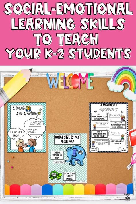 Are you looking for  ideas for social emotional learning in your early elementary classroom? As a K-2 teacher, it is important to teach social emotional skills to our students, and you should start with these 5 topics. Teaching kindness is the core value of my first grade classroom. There are a variety of expressing emotions activities for kids that I love. Don’t forget about solving problems activities for kids, growth mindset, and calming strategies! Emotions Activities For Kids, Kindergarten Social Studies Lessons, Whole Class Rewards, Teaching Kindness, Emotional Books, Student Rewards, Emotions Activities, Kindergarten Social Studies, Calming Strategies