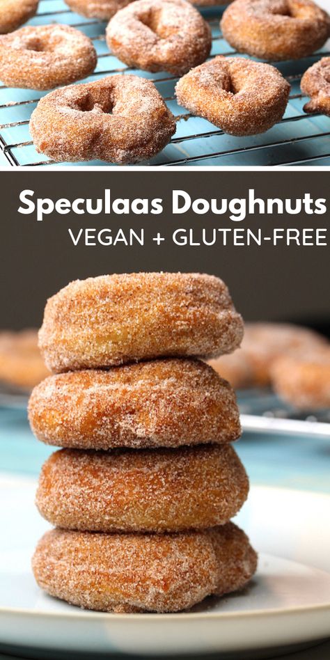 Vegan Donuts, Gluten Free Donuts, Desserts Vegan, Vegan Mac And Cheese, Oreo Dessert, Vegan Dessert Recipes, Donut Recipes, Vegan Sweets, Gluten Free Baking