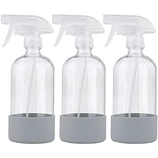 Amazon.com - Easeen 6 Pack of 16 oz Glass Spray Bottles – Refillable Containers with Adjustable Sprayer for Essential Oils, Plants, Cleaning Products, Cooking Essential Oil Plants, Glass Spray Bottle, Cleaning Spray, Oil Plant, Nozzles, Recycled Glass, Cleaning Solutions, Cleaning Tools, Spray Bottle