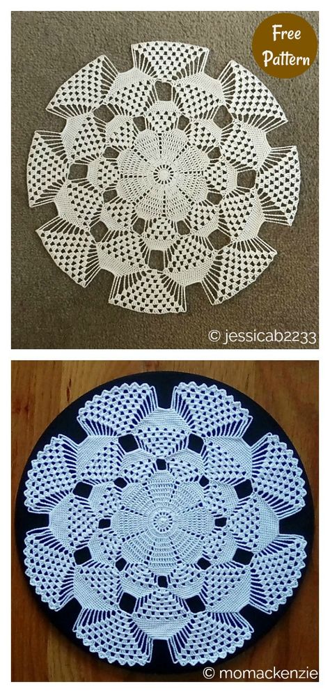 3D Doily Free Crochet Pattern and Video Tutorial 3d Doily Crochet Pattern, Doillies Crochet Free Pattern, How To Crochet Doilies, Table Doily Crochet Pattern, Crochet Lace Circle, Square Crochet Doily Pattern Free, Free Crochet Doilies Patterns, Free Crochet Doily Patterns Table Runners, Crochet Doily Diagram Free Pattern