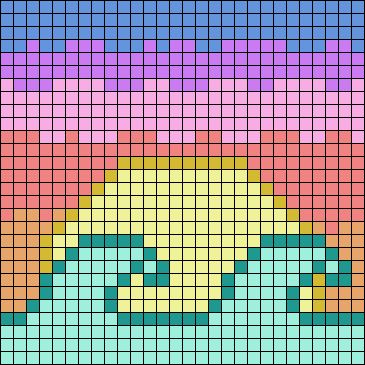 Alpha pattern #41229 | BraceletBook Preppy Pixel Art, Easy Perler Bead Patterns, Piskel Art, Graph Paper Drawings, Easy Perler Beads Ideas, Easy Pixel Art, Waves Ocean, Pixel Drawing, Diy Perler Bead Crafts