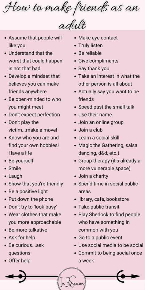 Get 47 ideas to help you make new friends as an adult without having to change who you are as a person. Whether you are an introvert or not, these tips can make it easy to make connections with new people on a regular basis. <<< Habits for Personal Growth >>> Playing The Victim, Cold Remedies, Make Friends, Lose 40 Pounds, Breathing Exercises, Mental And Emotional Health, Make New Friends, Meeting New People, Self Improvement Tips