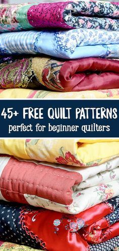 Beginner Quilt Patterns Free, Beginner Quilting Projects, Beginner Quilting, Quilting Designs Patterns, Beginner Quilt, Quilt Sewing Patterns, Beginner Quilt Patterns, Easy Quilt, Easy Quilt Patterns