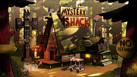 3d Wallpaper For Pc, Gravity Falls Poster, The Mystery Shack, Medium Widget, Fall Borders, Computer Wallpaper Hd, Mystery Shack, Bg Design, Gravity Falls Art