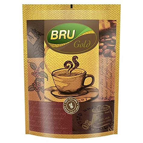 BRU Gold Instant Coffee 500 g Check more at https://productsoffer.in/bru-gold-instant-coffee-500-g/ Bru Coffee, Robusta Coffee, Coffee Granules, Gourmet Food Gifts, Coffee Brand, Coffee Mix, Computer Gifts, Gold Coffee, Food Gift Cards