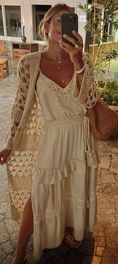 Vestido Boho Chic, Look Boho Chic, Estilo Hippy, Estilo Boho Chic, Boho Chic Outfits, Bohemian Look, Estilo Boho, Dress Code, Weeding