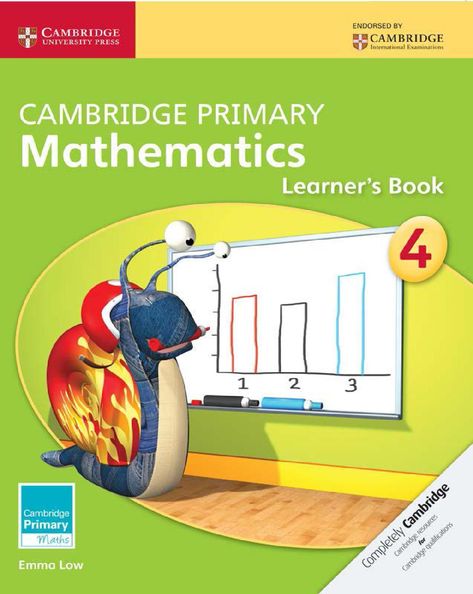 Cambridge Primary Mathematics: Learner's Book Stage 4 Cambridge Primary, Primary English, Cvc Word Families, Native English, Learning Mathematics, Primary Maths, Studying Math, Math Methods, Cambridge University Press