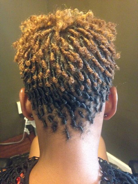 Starter Locs Styles Comb Coil Short, Starter Locs On Twa, Natural Braid Styles, Finger Coils Natural Hair, Coiling Natural Hair, Dread Lock, Short Dreadlocks Styles, Short Hair Twist Styles, Natural Hair Haircuts