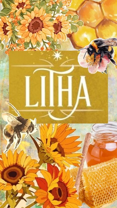 Litha #litha #summer #summersolstice #pagan #holiday #honey #bee #sunflower #bumblebee #witch Bee Sunflower, Witchy Stuff, Summer Solstice, Honey Bee, Bumble Bee, Summer Days, Sunflower, Witch, Honey