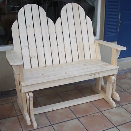 Plans for an Adirondack Loveseat Glider Rocker Porch Glider Plans, Adirondack Loveseat, Outdoor Woodworking Plans, Rocking Chair Plans, Adirondack Chair Plans, Adirondack Rocking Chair, Rocking Chair Porch, Woodworking Bench Plans, Glider Rocker