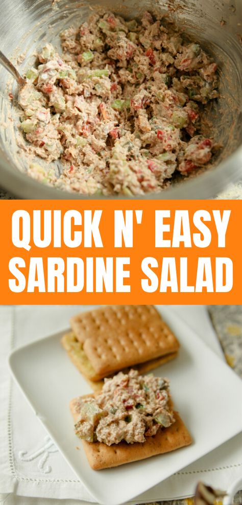 Sardine Spread Recipes, Delicious Sardine Recipes, Sardine Keto Recipes, Sardine And Crackers, Sardines On Crackers, Sardines And Crackers, Meals With Sardines, How To Eat Sardines Ideas, Recipes For Sardines