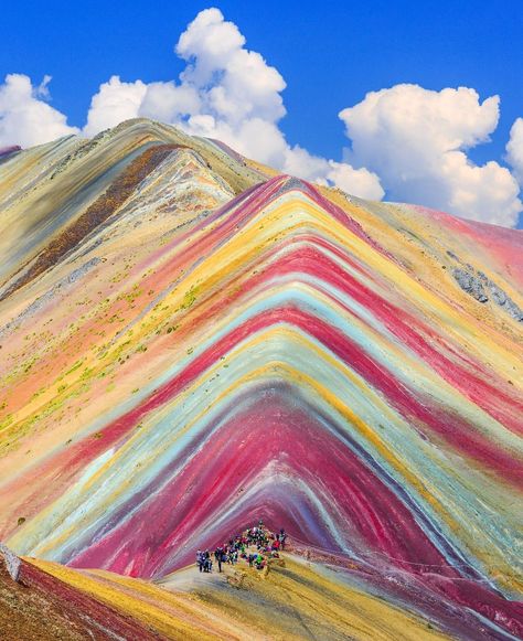 Rainbow Mountain (Montana de Siete Colores), Cusco Region, Peru Rainbow Mountains Peru, Rainbow Mountains, Ancient Discoveries, Best Camping Gear, Rainbow Mountain, Sacred Valley, Adventure Bucket List, Peru Travel, Beautiful Places Nature