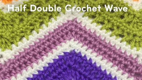 Crochet Lefthanded, Crochet Waves, Crochet Wave Pattern, Ripple Stitch Crochet, Crochet Ripple Afghan Pattern, Learning Crochet, Chevron Crochet Patterns, Crochet Ripple Afghan, Crochet Ripple Pattern