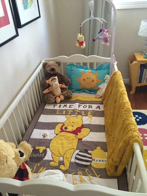 Baby Room Ideas Winnie The Pooh, Baby Boy Nursery Winnie The Pooh, Winne The Pooh Nursery Decor, Pooh Bear Nursery Ideas, Winnie The Pooh Bedroom Ideas, Winnie The Pooh Baby Stuff, Winnie Pooh Nursery, Winnie The Pooh Nursery Ideas, Winnie The Pooh Bedroom