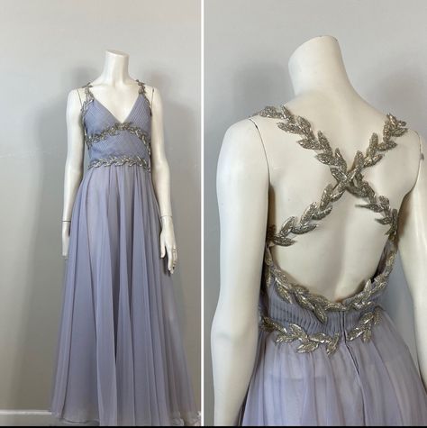 40s Style, Vintage Hollywood Glamour, Fantasy Dresses, Beaded Leaf, Fantasy Gowns, 40s Fashion, Fairytale Dress, Fantasy Dress, Old Hollywood Glamour