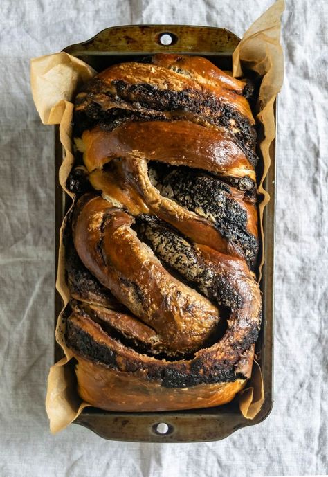 Rainy Day Desserts, Brioche Sourdough, Weekend Baking, Chocolate Tahini, Seasonal Baking, Brioche Recipe, Baking Projects, Chocolate Babka, Stuck At Home