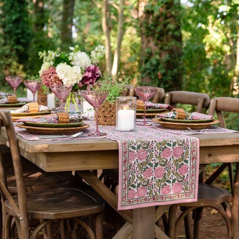 Pink fall decor