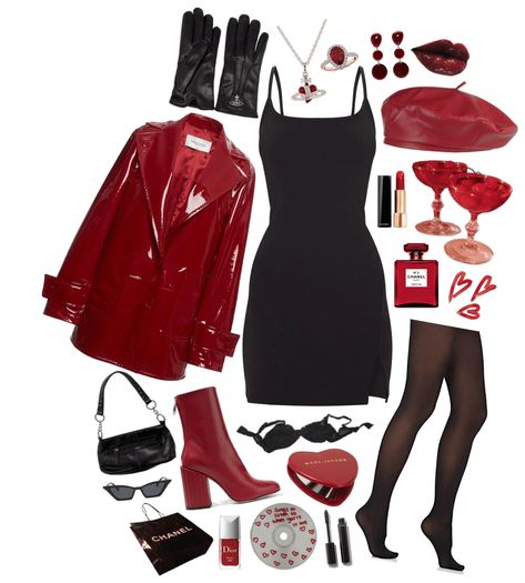 Rich Valentine's Day Outfit outfit ideas | valentine's day Valentine Baddie Outfits, Anti Valentine’s Day Outfit, Valentines Party Outfit Ideas, Anti Valentines Day Outfit, Valentine Outfits For Women Dates Baddie, Valentines Heartbreak Outfit, Valentines Heartbreak, Valentines Fits, Valentines Day Fit