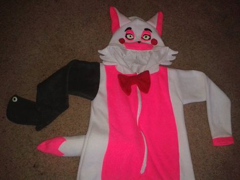 Childs size MANGLE from Five Nights at Freddys by Furescent Mangle Costume, Foxy Plush, Onesie Pajamas, Freddy Fazbear, Rave Wear, Cosplay Ideas, Five Nights At Freddy's, Five Night, Cosplay Costume