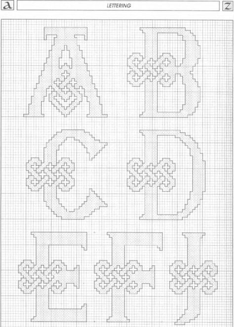 Celtic Cross Stitch Patterns Free, Ireland Cross Stitch, Monogram Cross Stitch Letters, Irish Cross Stitch Patterns, Cross Stitch Cards Patterns, Celtic Cross Stitch Patterns, Cross Stitch Celtic, Cross Stitch Monogram Patterns, Celtic Alphabet