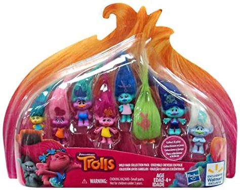 Trolls Toys, Dreamworks Movies, Trolls Movie, Ancient Animals, Dreamworks Trolls, Wild Hair, Hair Collection, Dreamworks, Cool Toys