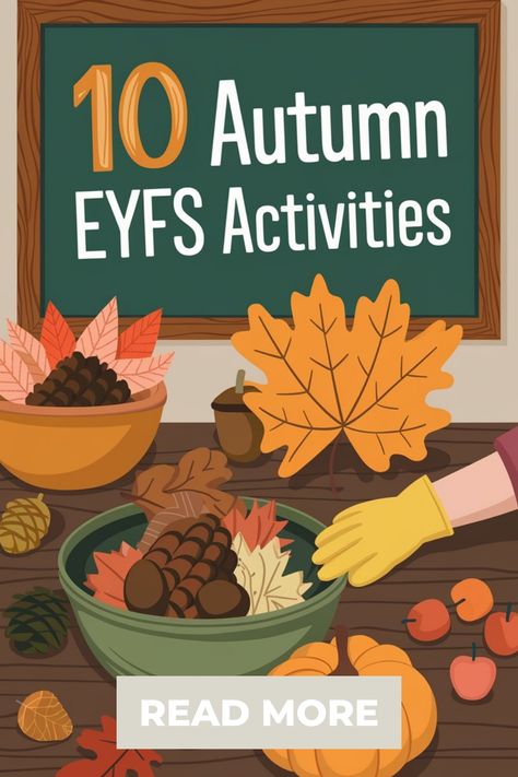 Inspire creativity and a love for nature in your EYFS children with these 10 autumn-themed nature crafts. #AutumnNatureCrafts #EYFSArt #FallCreativity Fun Fall Activities For Kids, Autumn Eyfs Activities, Autumn Eyfs, Autumn Themed Activities, Fall Activities For Kids, Early Years Foundation Stage, Eyfs Activities, Fun Fall Activities, Autumn Activities For Kids