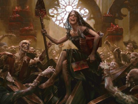 ArtStation - Gisa, Glorious Resurrector / Magic the Gathering, Yongjae Choi Hunting Art, Mtg Art, Magic Art, Art Card, Art Series, Fantasy Illustration, Fantasy Artwork, Magic The Gathering, The Gathering