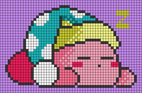 Kirby Graph Pattern, Cute Pixel Art Sanrio, Kirby Tapestry Crochet, 18x18 Pixel Art, Kirby Cross Stitch Pattern, 29x29 Pixel Art, Kirby Pixel Art Grid, Kirby Alpha Pattern, Pixel Art Kirby