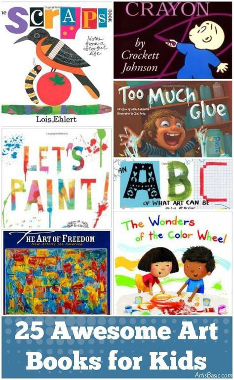 I’m back with another list of 25 more of my favorite art books! Be forewarned, this is a long post. I have given you extra details about the books and some idea Homeschool Library, Art Books For Kids, Homeschool Art, Preschool Books, Kindergarten Art, Books For Kids, Literature Art, Children's Literature, Art Books